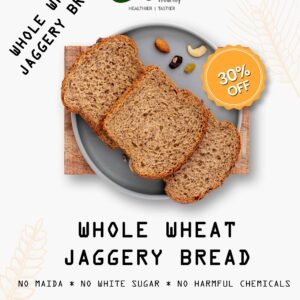 Whole Wheat Jaggery Bread